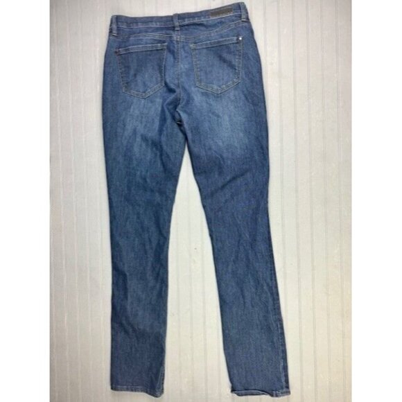 DKNY Size 6 Womens Jeans SoHo Skinny Mid Rise Stretch Dark Wash - Picture 3 of 4